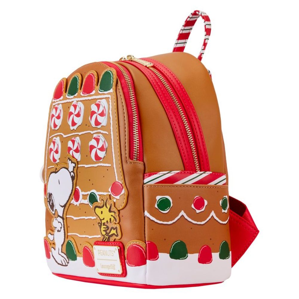 Peanuts Snoopy Gingerbread House Scented Mini Backpack - Picture 2 of 7